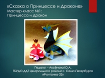 Сказка о Принцессе и Драконе Мастер-класс №1: Принцесса и Дракон