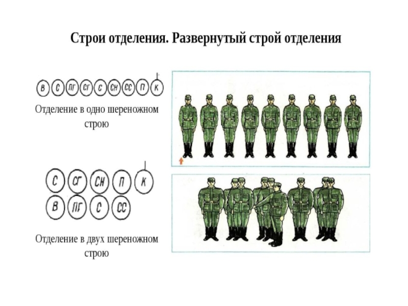 Строй подразделений