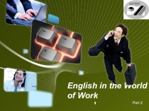 English in the World of Work
