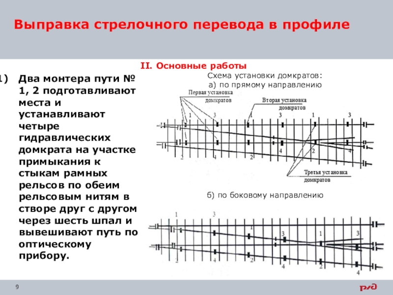 Стрелочные переводы схема