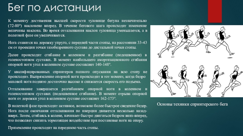 Легкая атлетика бег на короткие дистанции презентация