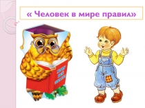 Человек в мире правил