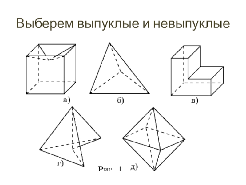 Невыпуклые многогранники схемы