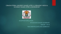 CRIMEAN FEDRAL UNIVERSITY NAMED AFTER V.I.VERNADSKY MEDICAL ACADEMY NAMED AFTER