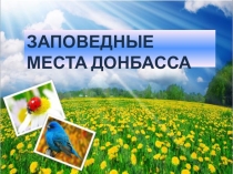 ЗАПОВЕДНЫЕ МЕСТА ДОНБАССА