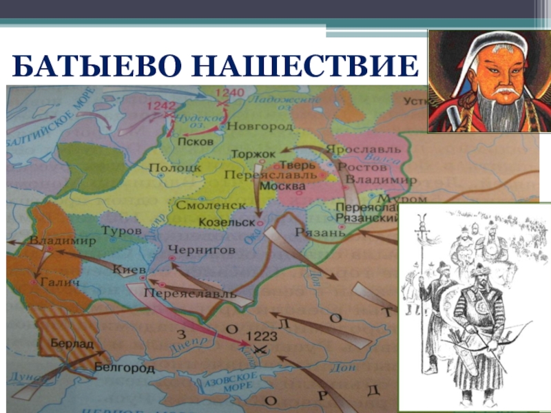 Батыево нашествие на русь презентация 6 класс фгос