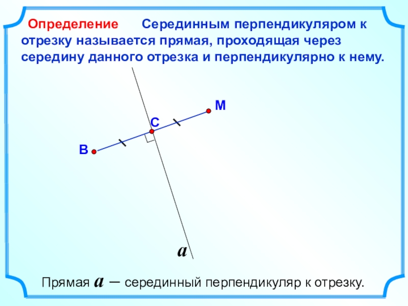 Чертеж перпендикуляра к прямой