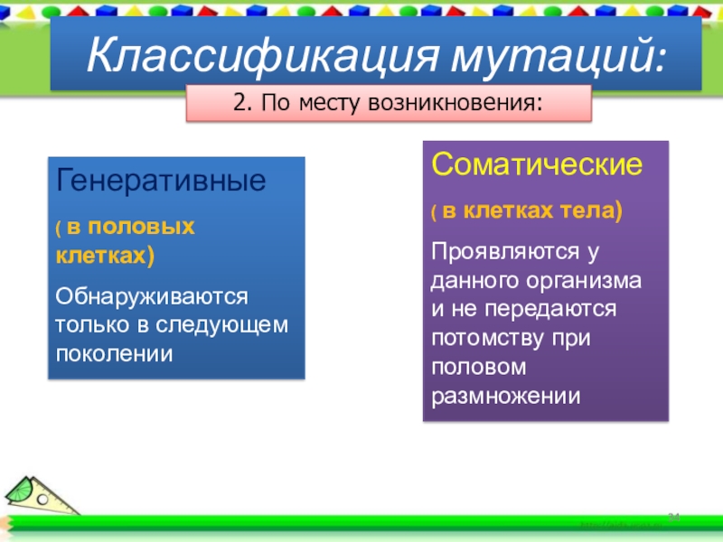 Генеративные мутации презентация