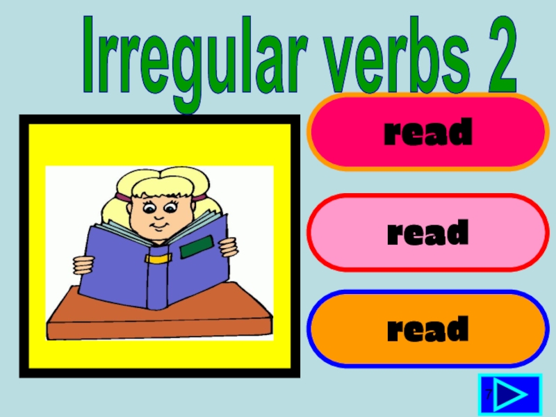 readreadread7 Irregular verbs 2