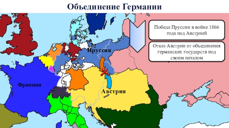 Объединение германских государств. Пруссия Австрия 1866 таблица. Австрия и Пруссия на карте. Объединение Германии 1866. Пруссия Империя.