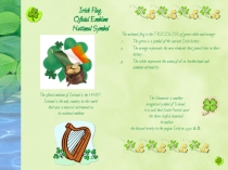 Irish Flag. Oficial Emblem National Symbol