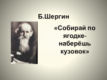 Б.Шергин