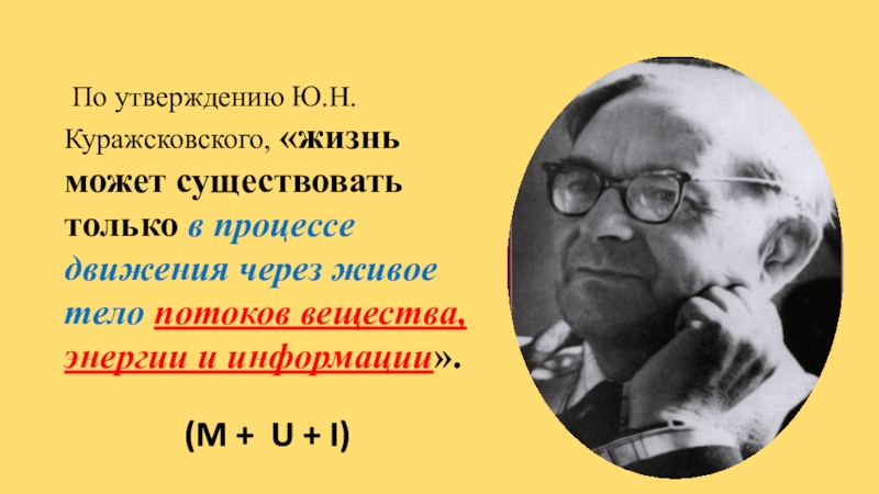 Может существовать. Жизнь может существовать только в процессе движения через живое тело. Закон сохранения жизни ю н куражсковского. Сформулируйте закон ю.н. куражсковского. Юрий Николаевич Куражсковский (куражковски.