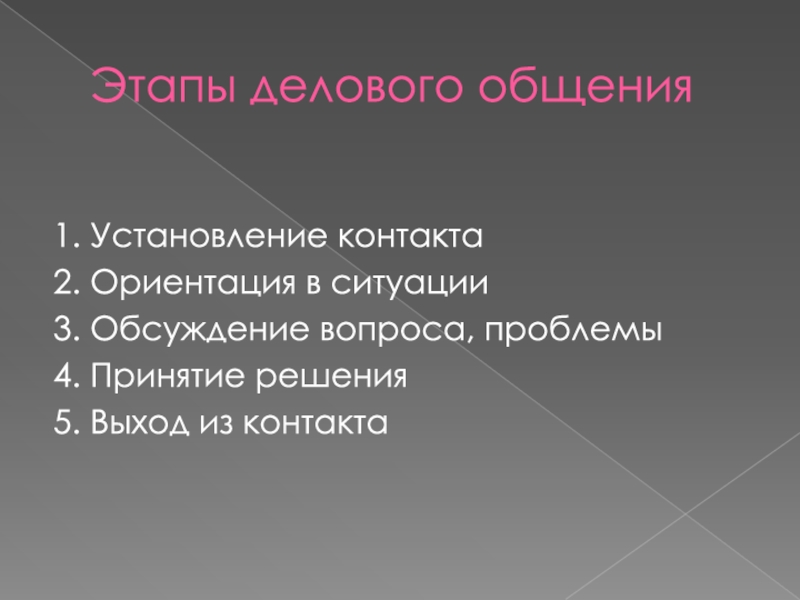 Вторая ориентация. Этапе ориентации в ситуации в деловом общении?. Этапы делового общения. Стадии делового общения. Этапы общения.