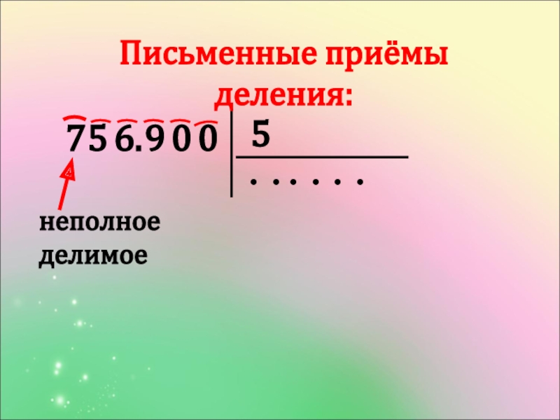 Приемы деления. Неполное деление. Неполное делимое что это такое 4 класс. История деления в математике.