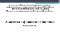 Автономное образовательное учреждение среднего профессионального образования
