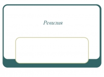 Ревизия
