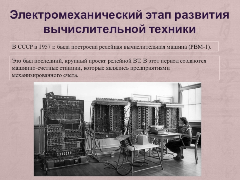 История развития вычислительной техники основные этапы