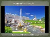 ВОЕННЫЙ ПЕТЕРГОФ