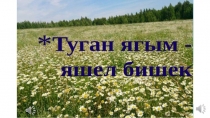 Туган ягым-яшел бишек