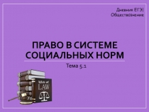 Право в системе социальных норм