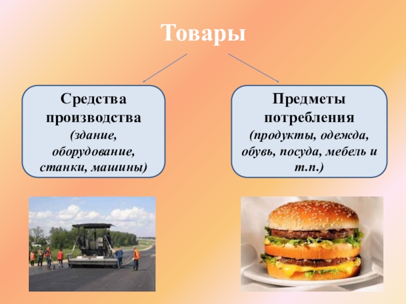 Обществознание 8 производство основа экономики. Непосредственные предметы потребления.