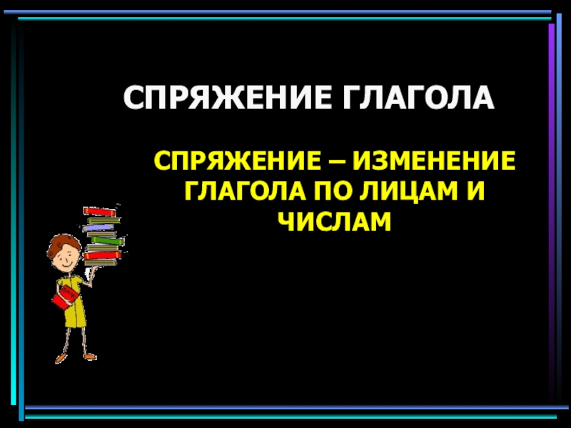 Презентация СПРЯЖЕНИЕ ГЛАГОЛА