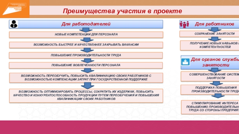 Повышение занятости населения обеспечивает дополнительный эффект проекта