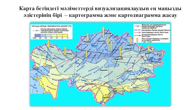 Климатическая карта казахстана