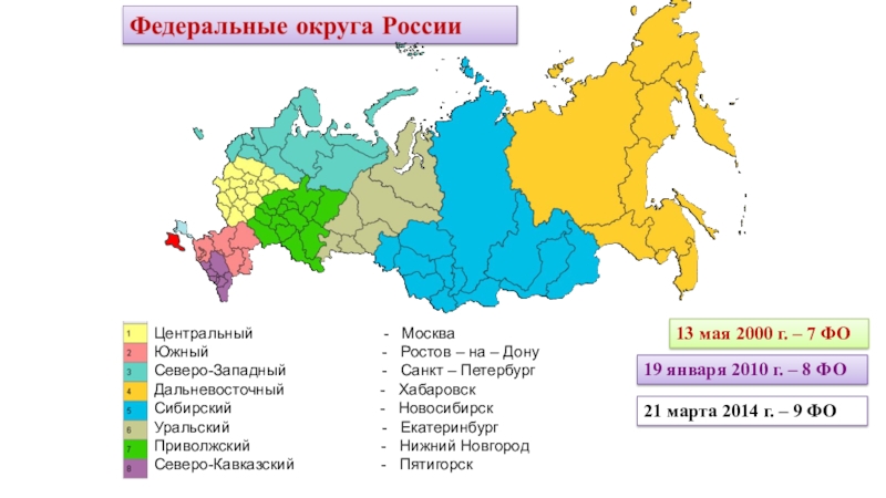 Крупные районы россии 8 класс