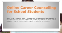 Online Career Counselling for School Students