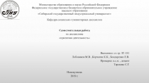 Министерство образования и науки Российской Федерации Федеральное
