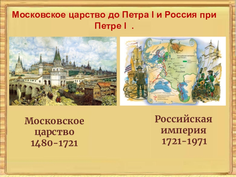 От царства к империи. Московское царство до Петра 1. Московское царство 1480-1721. Московское царство при Петре. Создание Московского царства.