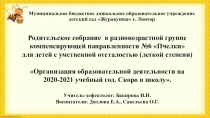 Муниципальное бюджетное дошкольное образовательное учреждение детский сад