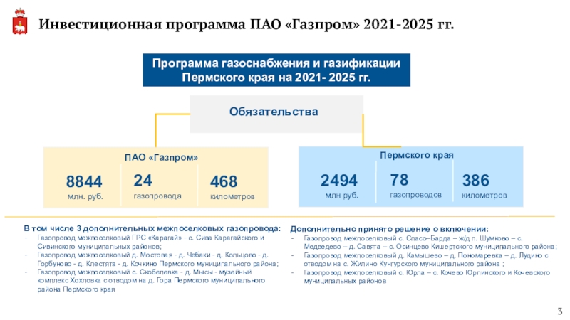 План газификации пермского края 2021 2025