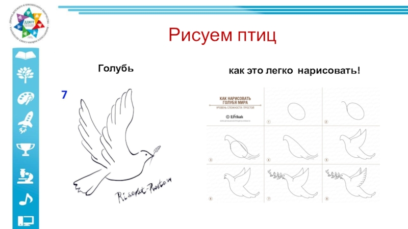 Михаил кудинов как рисовать птицу