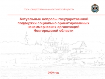 Актуальные вопросы государственной поддержки социально ориентированных