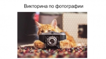 Викторина по фотографии