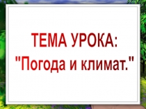 ТЕМА УРОКА:
