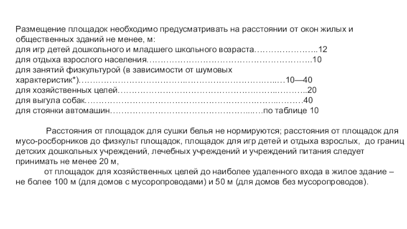 Какие документы нужны для площадки