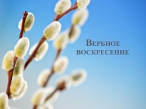 Вербное воскресение
