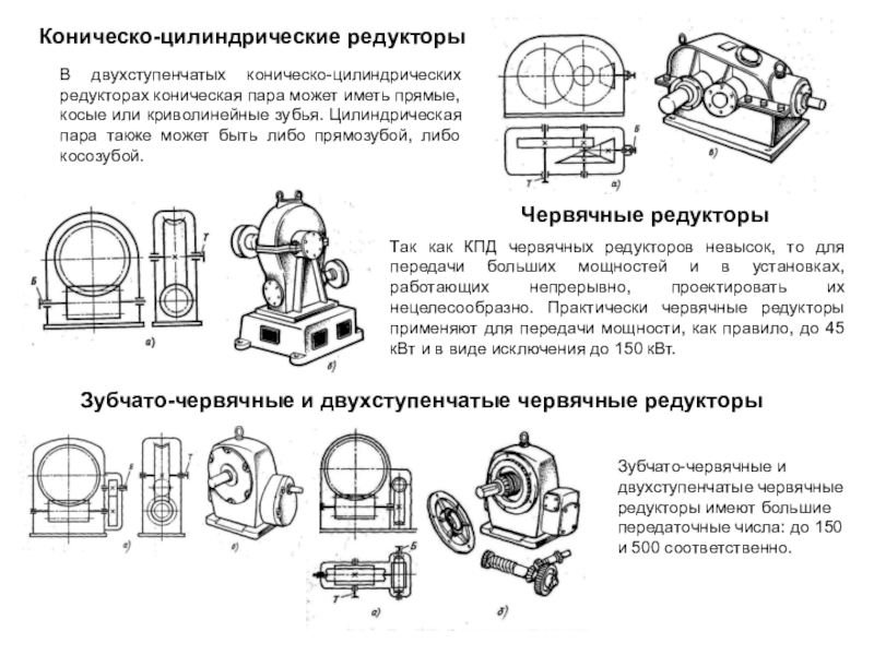 Червячный двухступенчатый редуктор схема