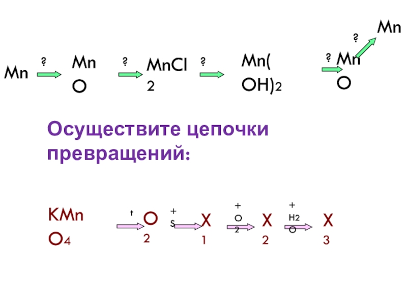 Цепочки по аминам