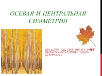 Осевая и центральная симметрия