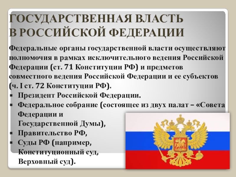 Подтверждение того что российская федерация демократическое государство