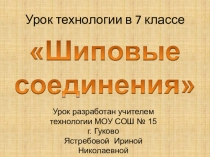 Урок технологии в 7 классе