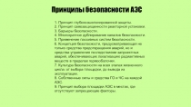 Принципы безопасности АЭС