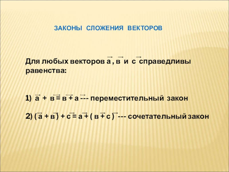 Законы векторов. Законы сложения. Законы сложения и вычитания. Законы сложения 7 класс. Законы сложения в информатике.