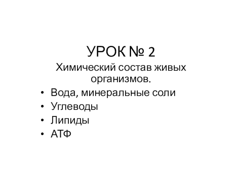 УРОК № 2