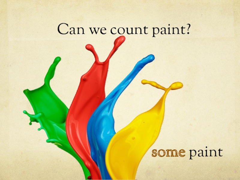 Текст в Paint. Как перевести слово Painting. Paint countable or not.